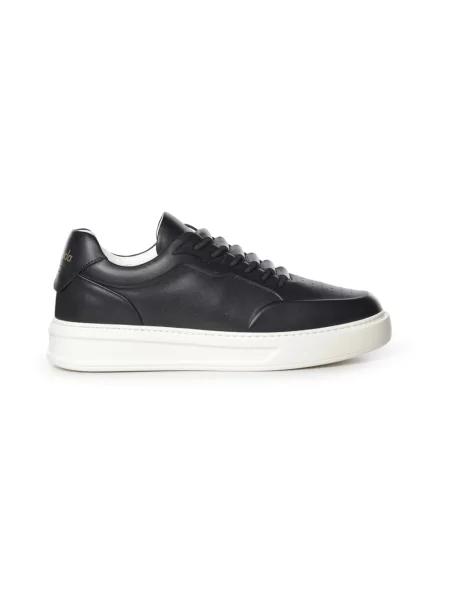 Sneakersy Barracuda skórzane czarne