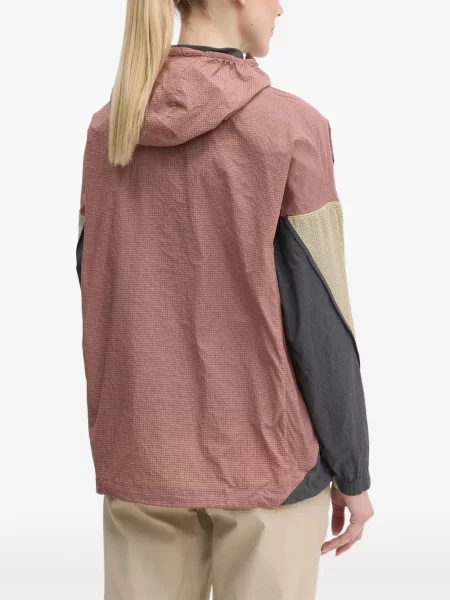 Кожени маратонки Adidas Terrex на райета с принт розово