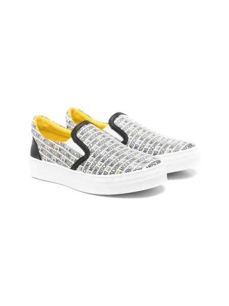 Sneakersy dziecięce Moschino białe