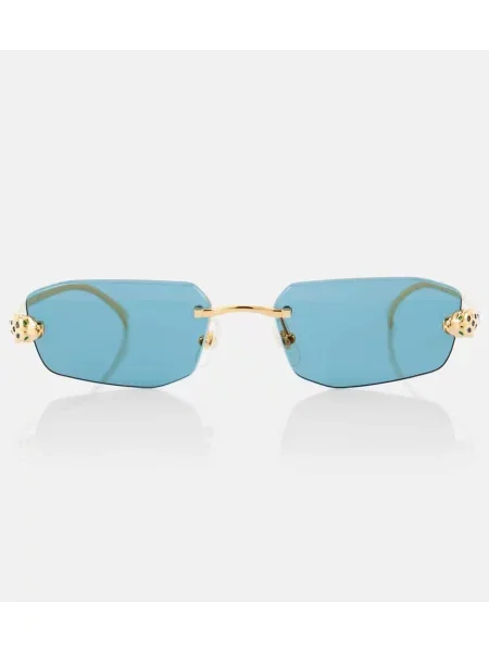 Sunčane naočale Cartier Eyewear Collection plava