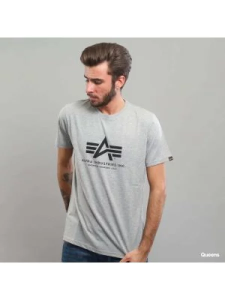 Tričko Alpha Industries Inc. šedé