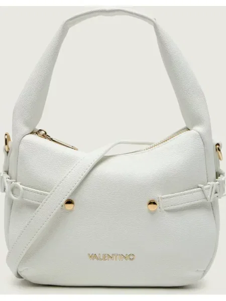 Geanta hobo Valentino alb