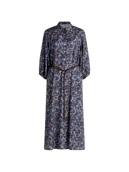 Cu centură rochie maxi Betty Barclay albastru