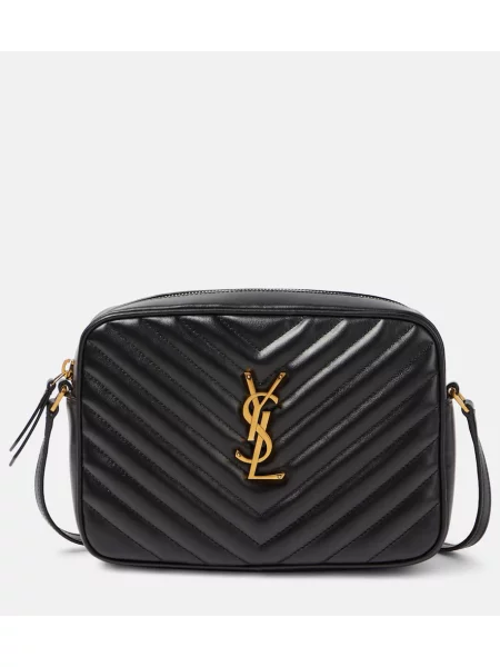 Geanta de piele Saint Laurent din piele negru