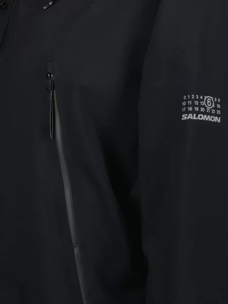 Geacă parka Mm6 Maison Margiela cu glugă negru