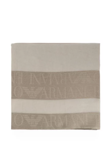 Fular Emporio Armani din jacard cu autograf