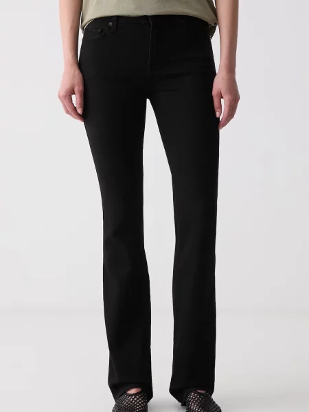 7 FOR ALL MANKIND blugi bootcut pentru femei negru