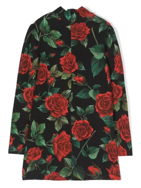 Dětské šaty Dolce & Gabbana černé