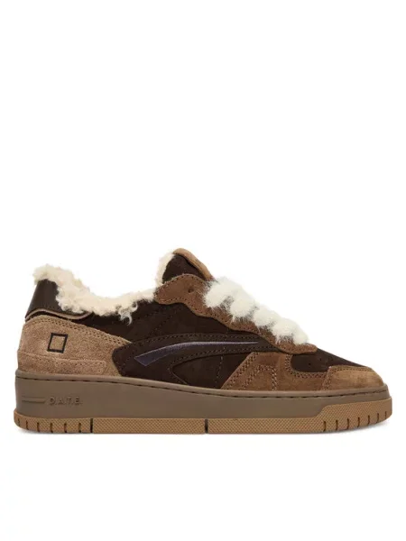 Sneakersy D.a.t.e. brązowe