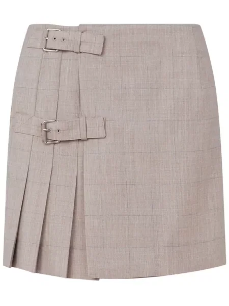 Mała mały spódnica mini Moschino w kratkę