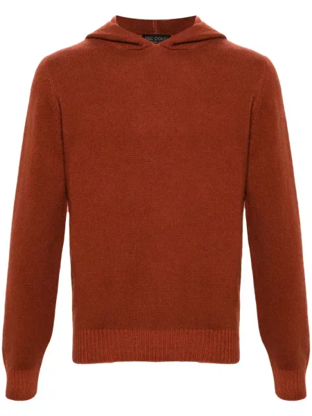 Pulover Dell'oglio cu glugă portocaliu