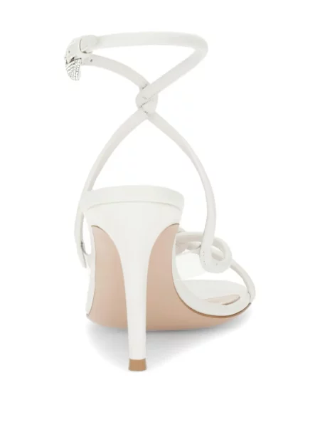 Sandale Gianvito Rossi din piele alb