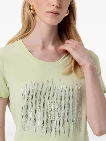 Tricou Fracomina cu imagine verde