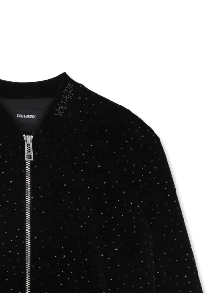 Kurtka bomber dziecięcy Zadig & Voltaire czarny