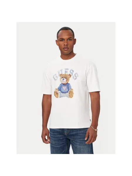 Guess T-shirt Regular Fit bijela