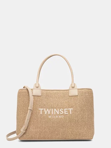 Geantă Twinset bej