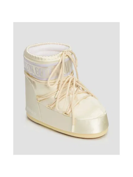 Cizme De Zăpadă Pentru Femei Moon Boot Icon Low Pearly alb