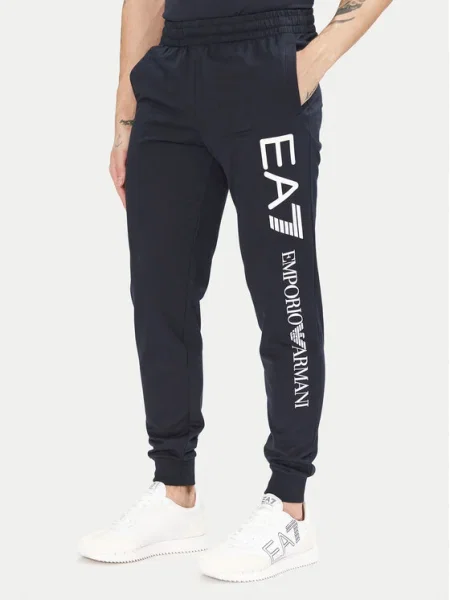Emporio Armani Teplákové nohavice Tmavomodrá