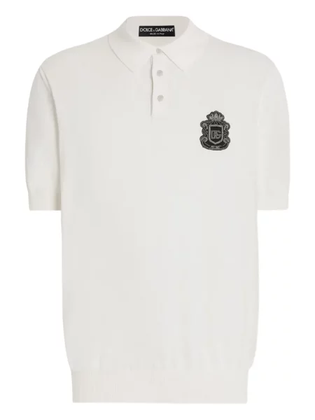 Polo Dolce & Gabbana alb