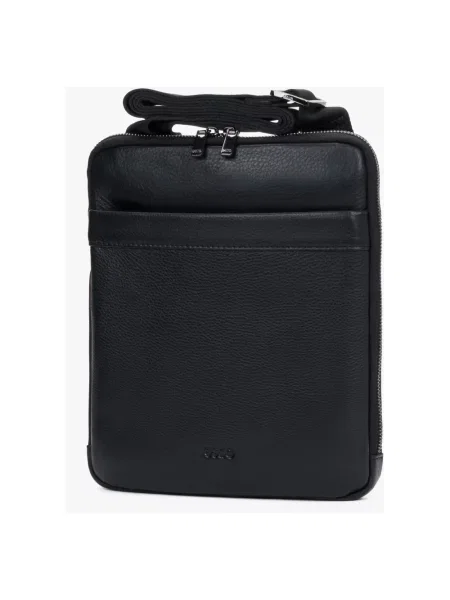 Torba crossbody Estro skórzana czarna