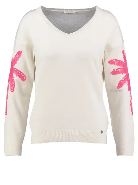 Key Largo Pulover Pacific crem roz