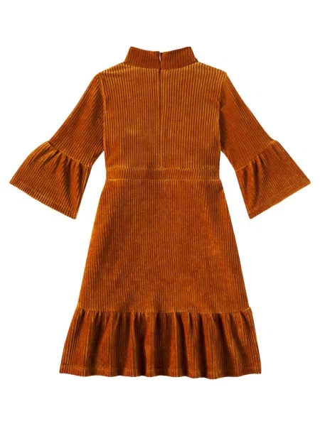 Μίνι φόρεμα Mini Rodini καφέ