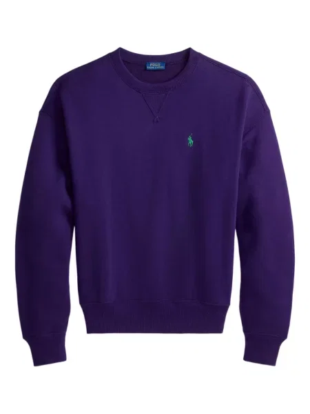 Chiloți Polo Ralph Lauren din țesătură twill cu autograf cu glugă albastru