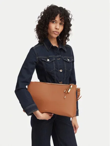 Furla Дамска чанта Debby M CN кафяв