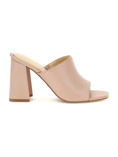 Klapki mules Guess beżowe