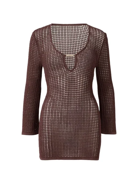 Mini rochie mini Melissa Odabash de costum mini maro