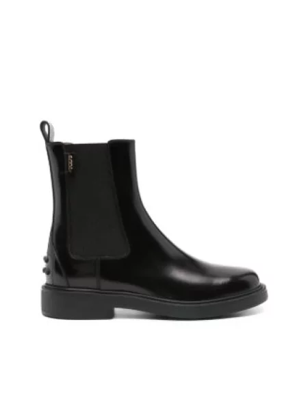 Sztyblety Tod's skórzane czarne