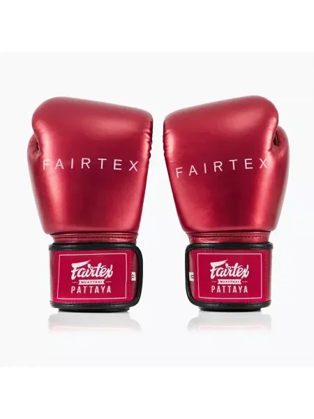 Боксови ръкавици Fairtex Metallic червени
