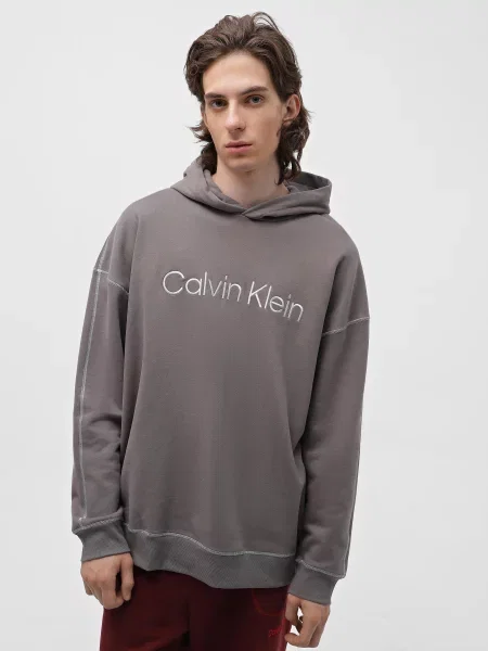 Худі Calvin Klein Underwear L S Hoodie сірий