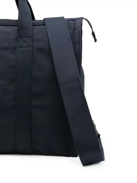 Geantă shopper A.p.c. cu imagine din canvas albastru