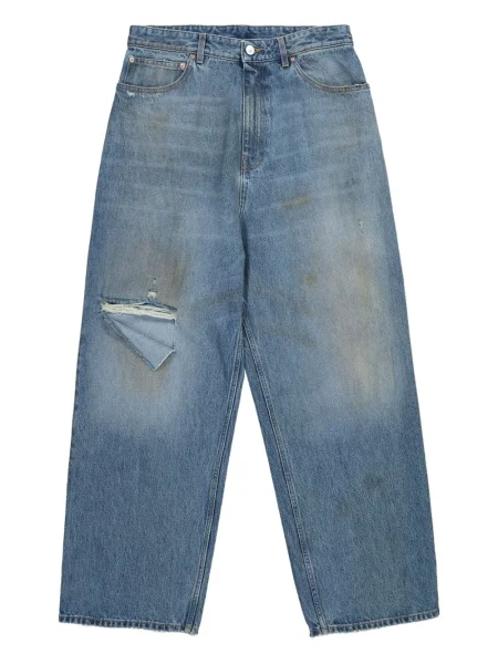 Blugi Vetements zdrențuiți albastru