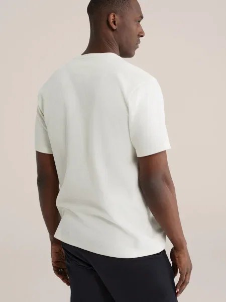 WE Fashion Tricou murdar alb