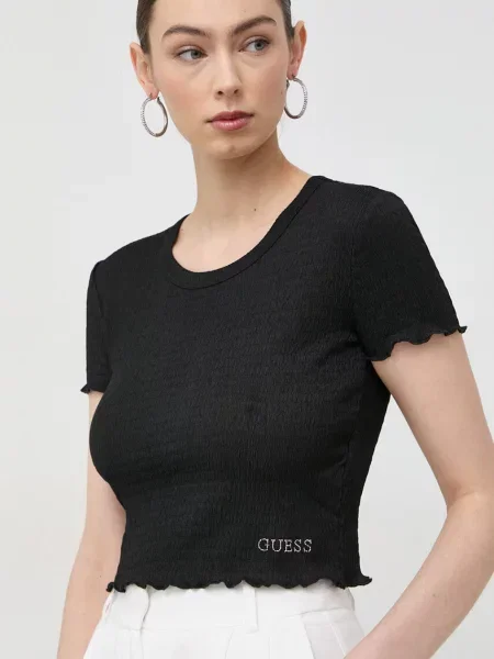 Тениска Guess черно