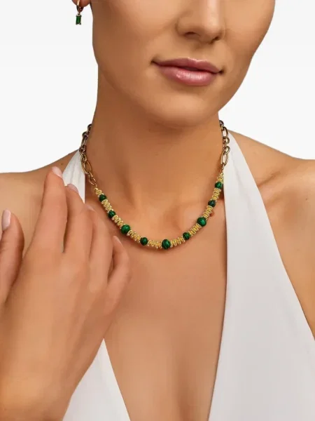 Колие Nialaya Jewelry златисто