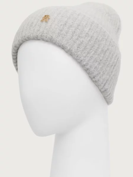 TOMMY HILFIGER Căciulă Elevated Chic deschis gri