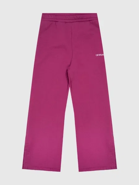 Детские спортивные штаны Off-white розовые