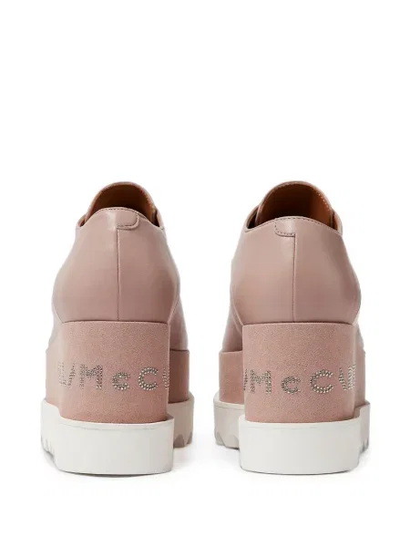 Pantofi Stella Mccartney cu platformă cu autograf roz