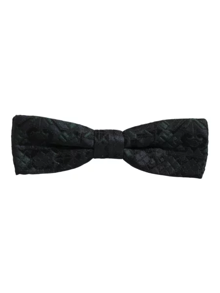 Krawat Dolce And Gabbana żakardowy czarny