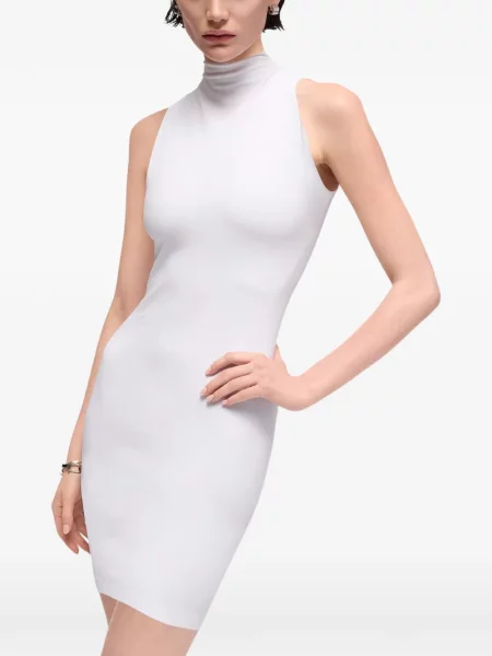 Rochie mini Gucci din jerseu alb
