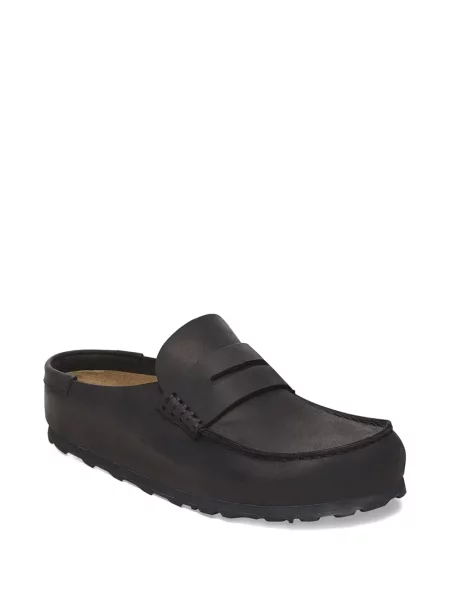 Papuci Birkenstock din piele negru