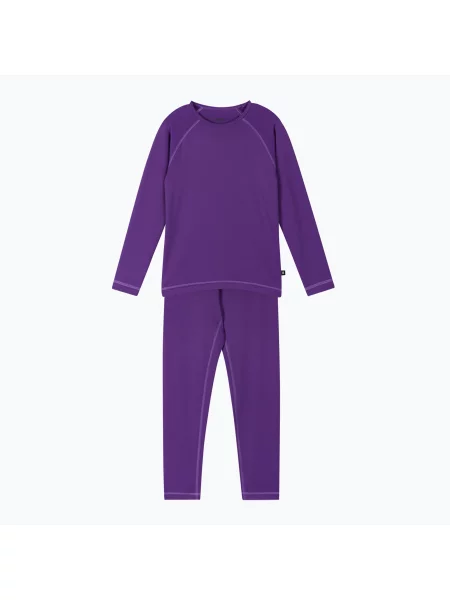 Gyermek termoaktív fehérnemű szett Reima Lampo plum purple. Méret: lila