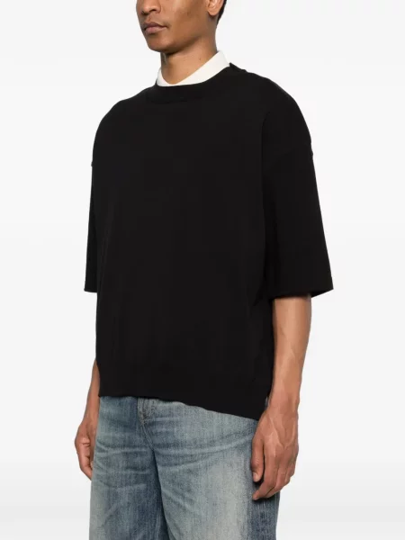 Къс тениска Comme Des Garçons Homme черно
