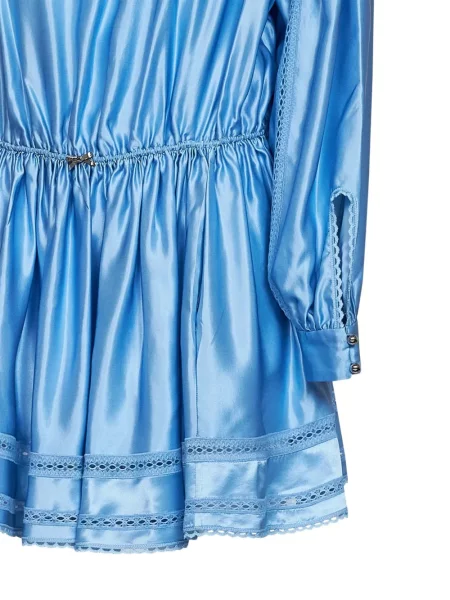 Rochie Rabanne din dantelă albastru