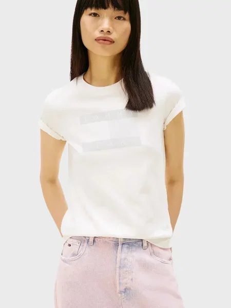 Футболка Tommy Jeans біла