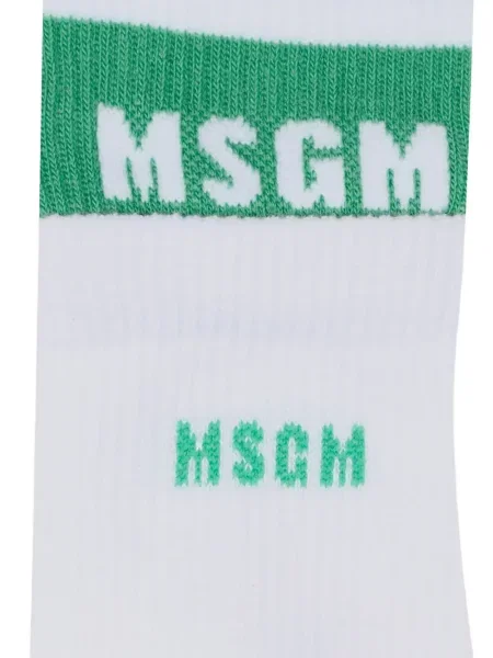 Dětské ponožky Msgm bílé