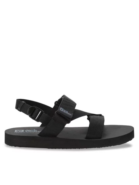 Jack Wolfskin Босоніжки Urban Entdeckung Belt Sandal чорний